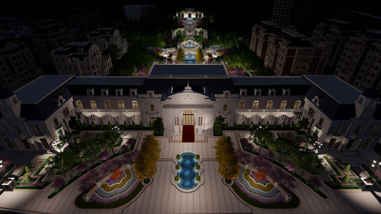 信陽別墅花園景觀設(shè)計(jì)案例